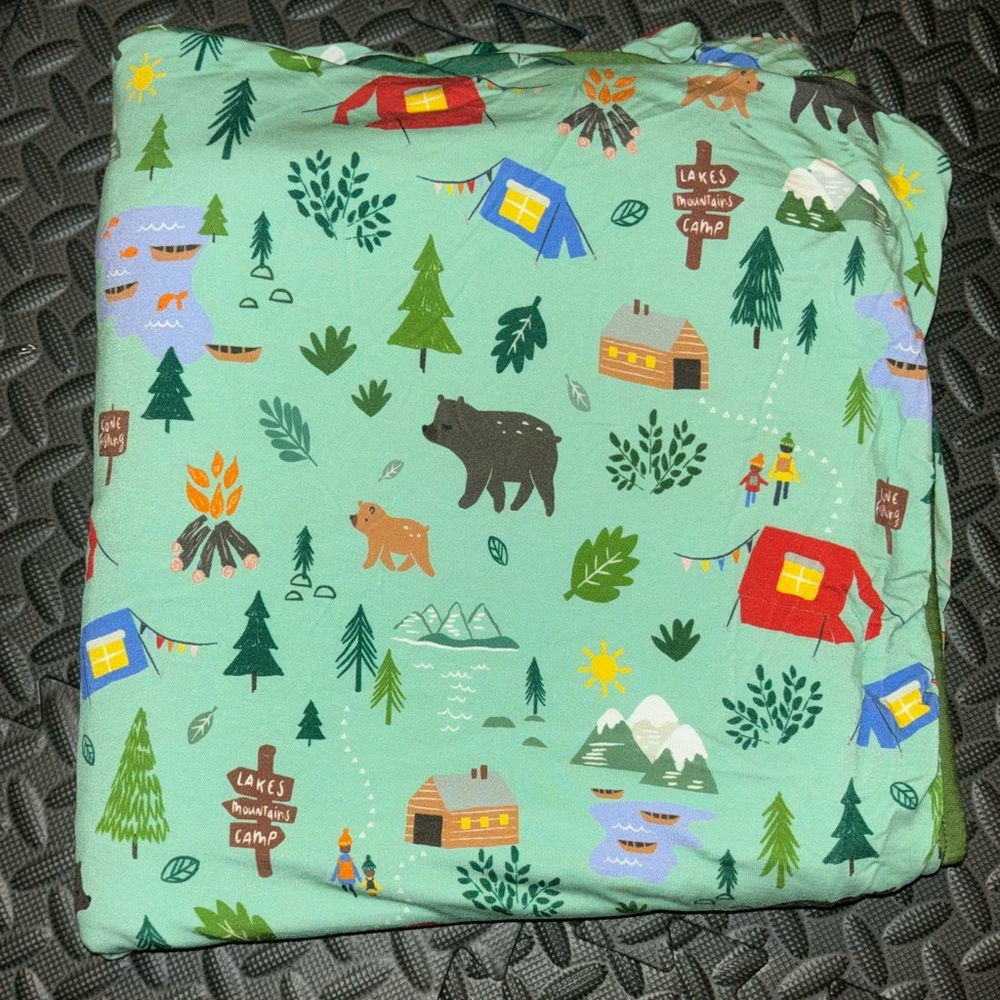 Little Sleepies Happy Campers Cloud Blanket